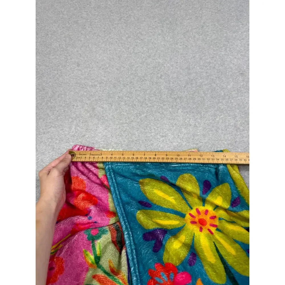 Natural Life Floral Print Towel Wrap Coverup Skirt Boho Hippie Beach Size L/XL
